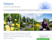 Tablet Screenshot of kalyanacentre.com